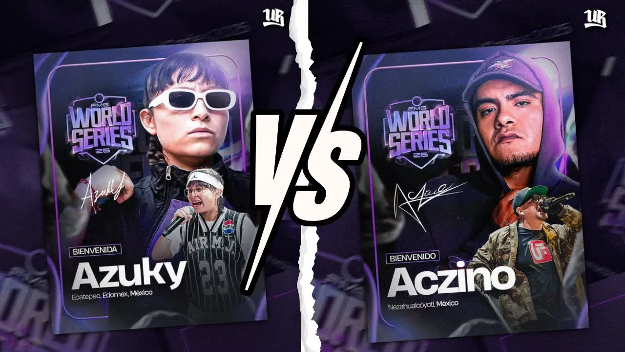 Azuky y Aczino se enfrentarán por primera vez en la FMS World Series